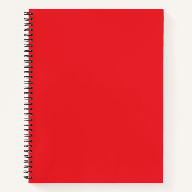 Red Spiral Notizbuch (Vorderseite)