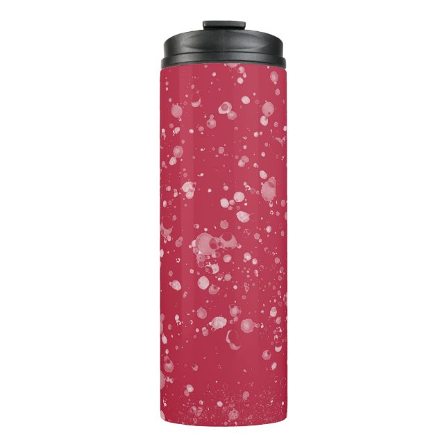 Red Splotchy Chaos Thermosbecher (Vorderseite)