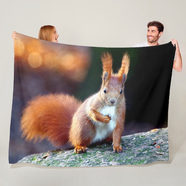 RED SQUIRREL FLEECEDECKE (Beispiel)