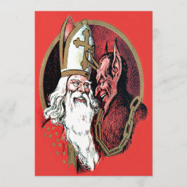 Red St Nicholas Krampus