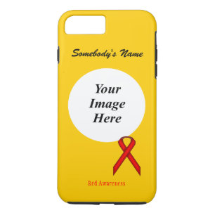 Red Standard Ribbon Template von Kenneth Yoncich Case-Mate iPhone Hülle