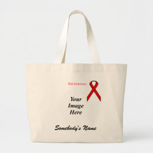 Red Standard Ribbon Template von Kenneth Yoncich Jumbo Stoffbeutel