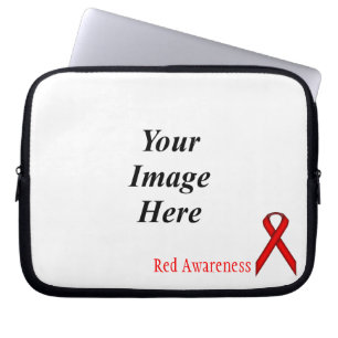 Red Standard Ribbon von Kenneth Yoncich Laptopschutzhülle