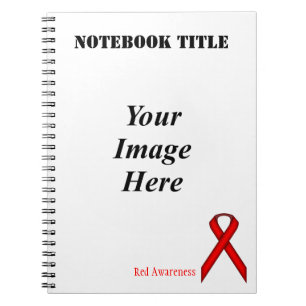 Red Standard Ribbon von Kenneth Yoncich Notizblock