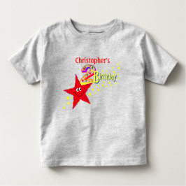 Red Star 2 Geburtstags-Shirt Kleinkind T-shirt