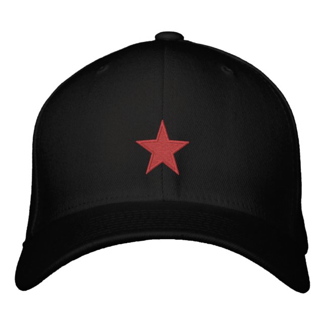 Red Star Bestickte Kappe (Vorderseite)
