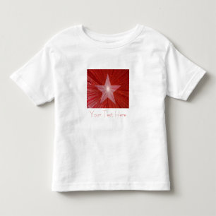 Red Star "Dein Text" Kind ist t-Shirt
