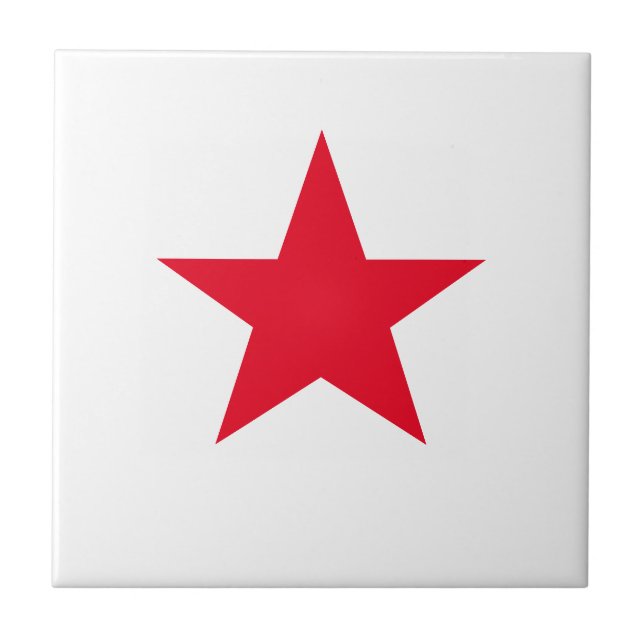 Red Star Fliese (Vorderseite)