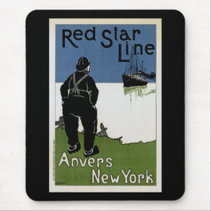 Red Star Line Mousepad