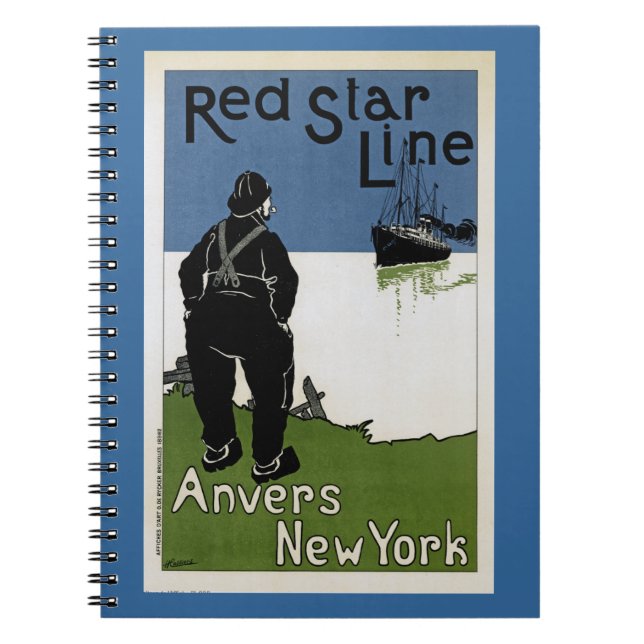 Red Star Line Notizblock (Vorderseite)