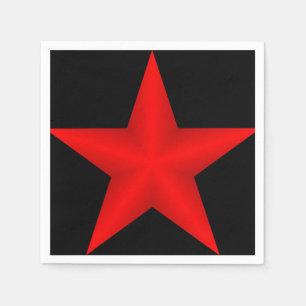 Red Star Paper Napkin Serviette