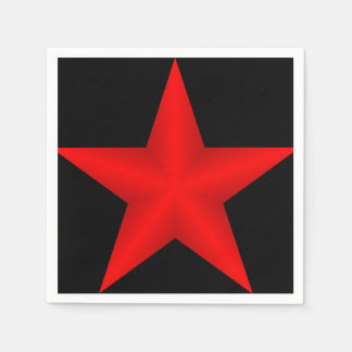 Red Star Paper Napkin Serviette
