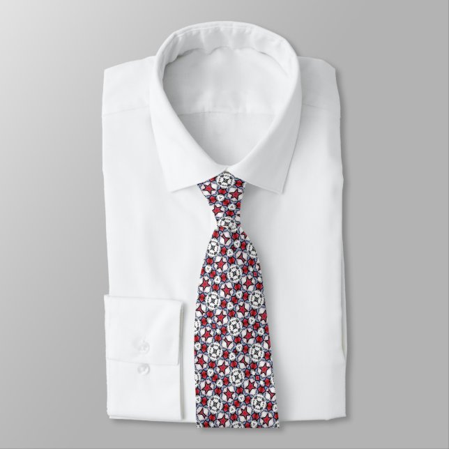 Red Star Party Neck Tie Krawatte (Gebunden)