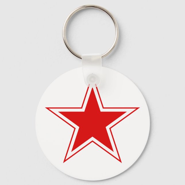 Red Star-Schlüsselanhänger der Sowjetunion Schlüsselanhänger (Vorderseite)