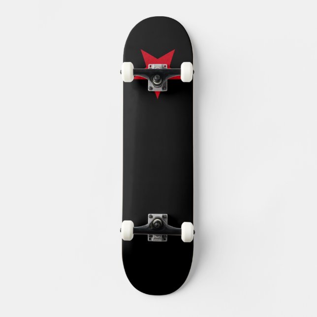 Red Star Skateboard (Vorderseite)