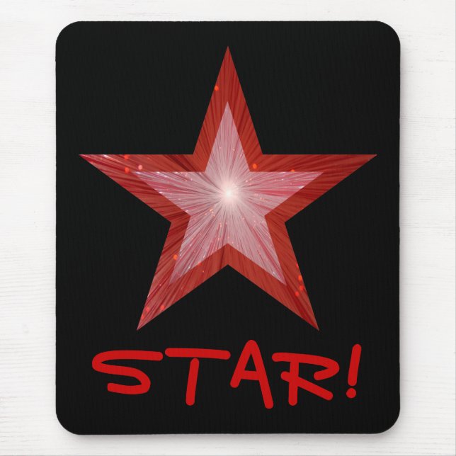 Red Star 'STAR' Mousepad (Vorne)
