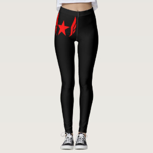 Red Star Track Club Leggings mit Angesagtem Logo
