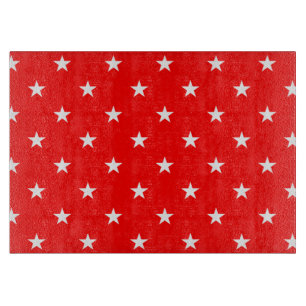 Red Stars Cutting Board Schneidebrett