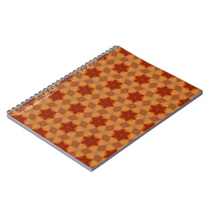 Red Stars Notebook Notizblock