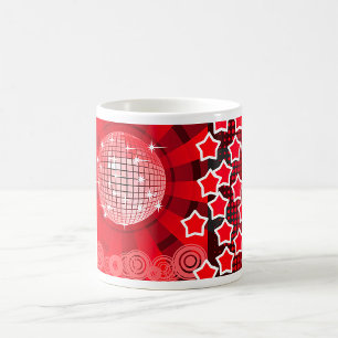 Red Stars Party Kaffeetasse