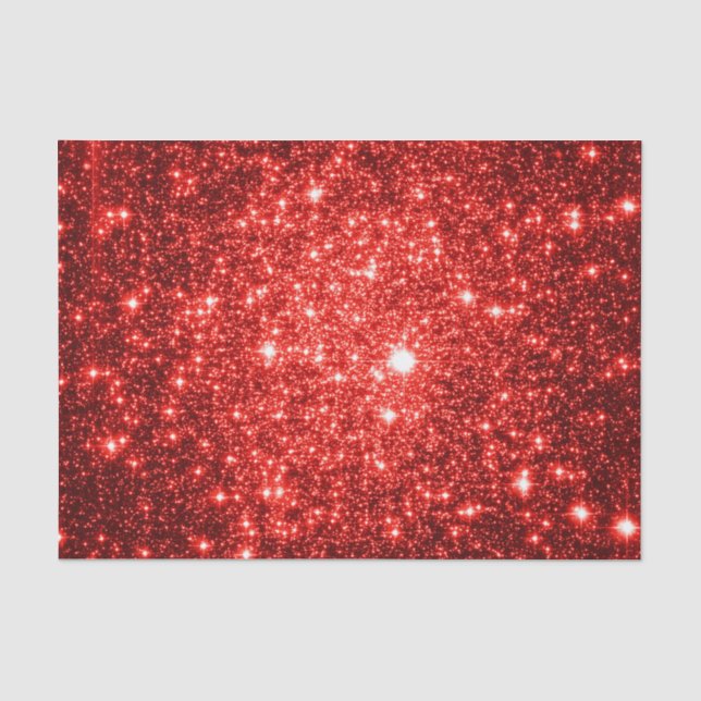 Red Stars Tissue Paper Seidenpapier (Vorderseite)