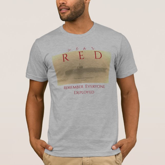 RED-Stationierung-Shirt T-Shirt (Vorderseite)