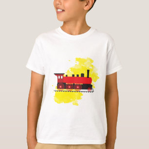 Red Steam Motor T-Shirt