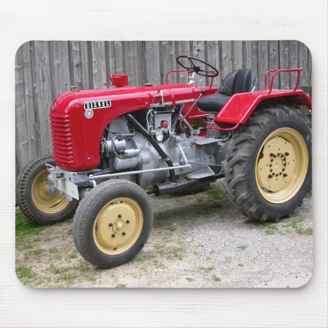 Red Steyr Tractor Mousepad (Vorne)
