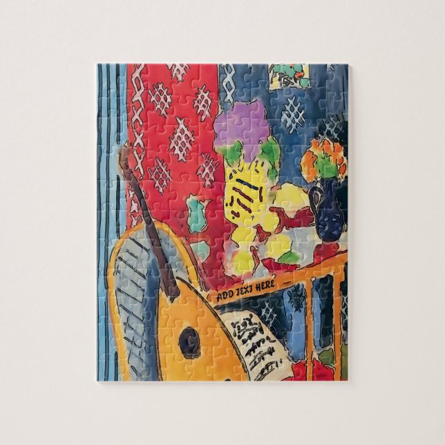 Red Still Life mit Lyr Puzzle (Vertikal)