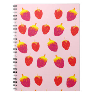 Red Straberries SpiralNotebook Notizblock