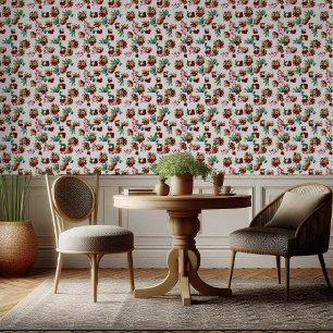 Red Strawberry Blue Berry Sehr Sweet Summer Frucht Tapete