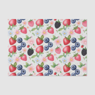 Red Strawberry Blume Geburtstagsparty für sie Seidenpapier