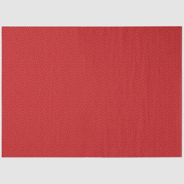 Red Strawberry Seed Tissue Paper Seidenpapier (Vorderseite)