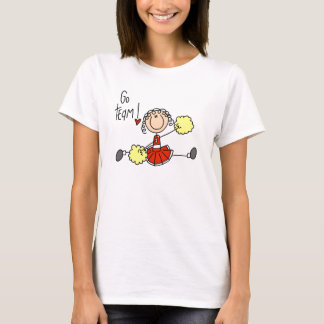 Red Strichmännchen Cheerleader T - Shirt und Gesch