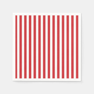 Red Stripe Preppy Serviette