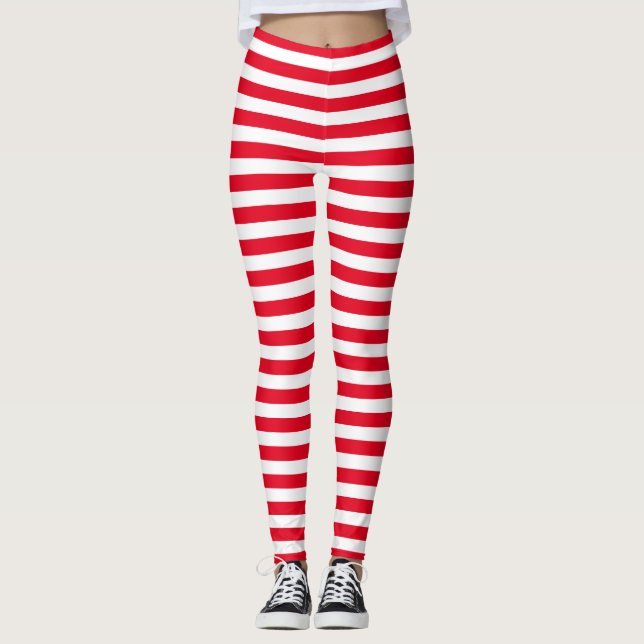 Red Stripes Leggings (Vorderseite)