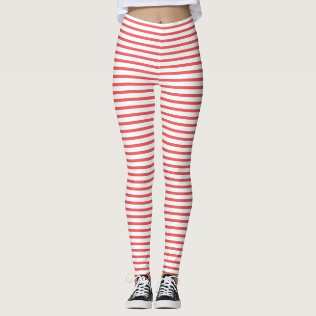 Red stripes  leggings (Vorderseite)