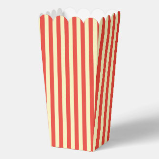 Red Stripes Popcorn Geburtstagsparty Geschenkschachtel