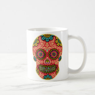 Red Sugar Skull-Tasse Tasse