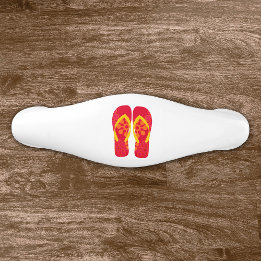 Red Summer Beach Flip Flops Door Knob Keramik Schubladengriff
