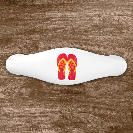 Red Summer Beach Flip Flops Door Knob Keramik Schubladengriff