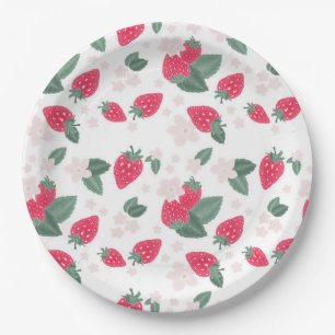 Red Summer Strawberry Paper Teller