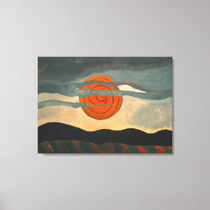 Red Sun Arthur Dove Leinwanddruck