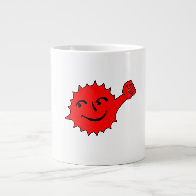 Red Sun Cheer Mascot Jumbo-Tasse (Vorderseite)