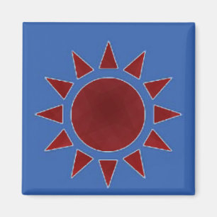 Red Sun Magnet