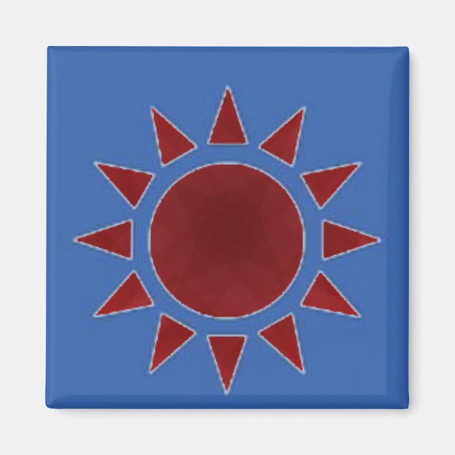 Red Sun Magnet (Vorne)