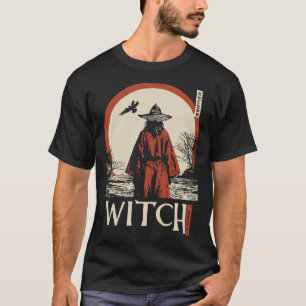 Red Sun Modern Hexe Gothic Feminine Art T-Shirt