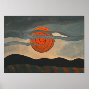 RED SUN POSTER