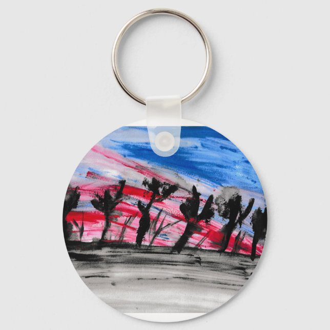 Red Sunset Schlüsselanhänger (Vorderseite)