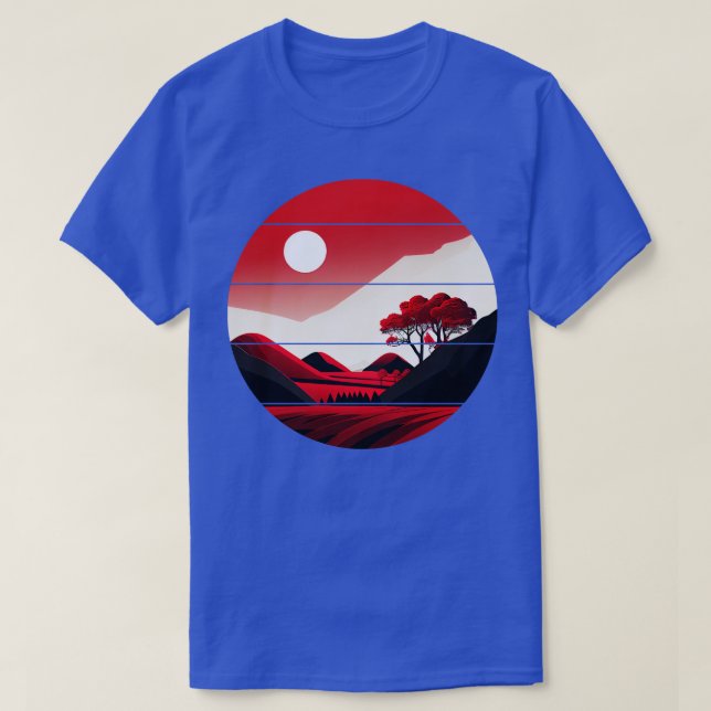 Red Sunset T-Shirt (Design vorne)